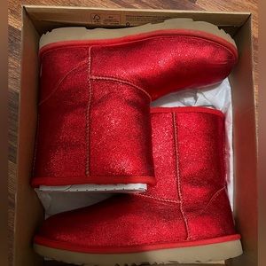 Bright Red Mid Metallic Uggs